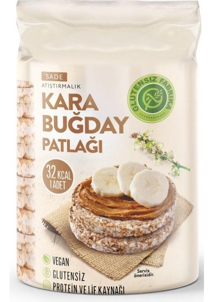 Karabuğday Patlağı Sade 12 x 100 gr