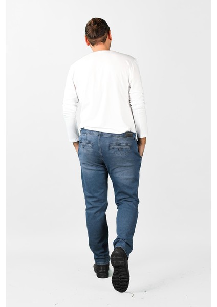 Erkek Büyük Beden Fleto Cep Kot Pantolon 3JA/5889 modelleri