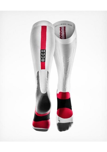Compression Triatlon Yarış Çorabı Beyaz - 2l