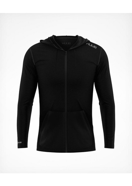 Merino Fermuarlı Triatlon Hoodie - L