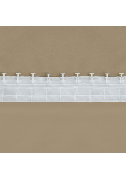 Omega Fon Perde V07 - 140x270 cm - Bej