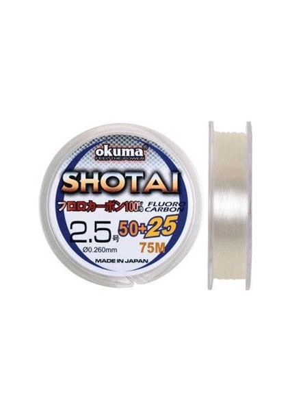 Shotai 75M Fluoro Carbon Misina