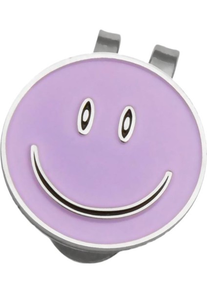 3x Sturdy Gülümseme Yüz Şapka Şapka Vizörü Klip Golf Topu Işaretçisi 3 Adet indirimleri