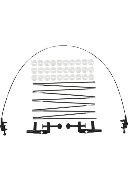 Balon Kemeri Stand Kiti Parti Malzemeleri Geniş Base Partisi Dekorasyon Ayarlanabilir Çelenk Arch Balon Stand Stand Stand Stand Stand Standı Kiti Mezuniyet Için Bachelor Party Düğün - Siyah