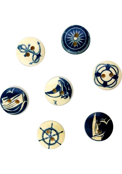 100ADET Yuvarlak Çeşitli Deniz Delik Düğmeleri Dikiş Craft 15MM Için (Yurt Dışından) indirimleri