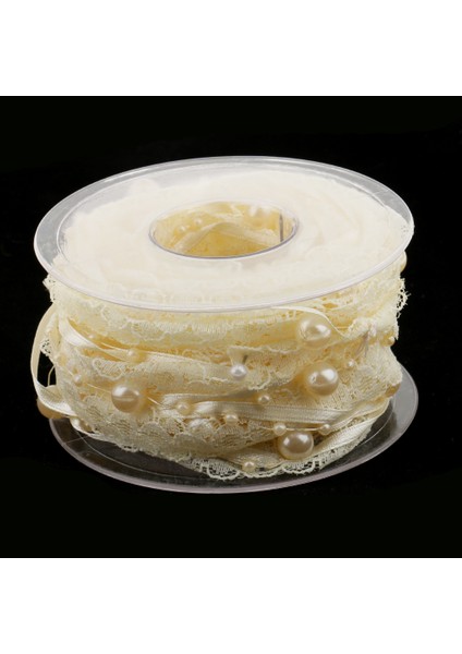 5 Metre Armut Boncuklu Dantel Dikiş Aplike El Sanatları Için Dıy Bej (Yurt Dışından) fırsatları