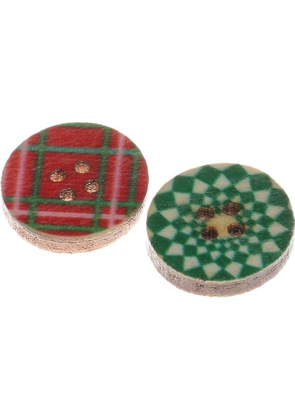 100X Çeşitli Ahşap Yuvarlak Tasarım Düğmeleri Dikiş Scrapbooking 15 mm Için (Yurt Dışından) indirimleri