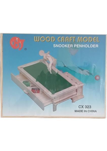 Bilardocu Ahşap Maket 2 Plaka Orta Boy