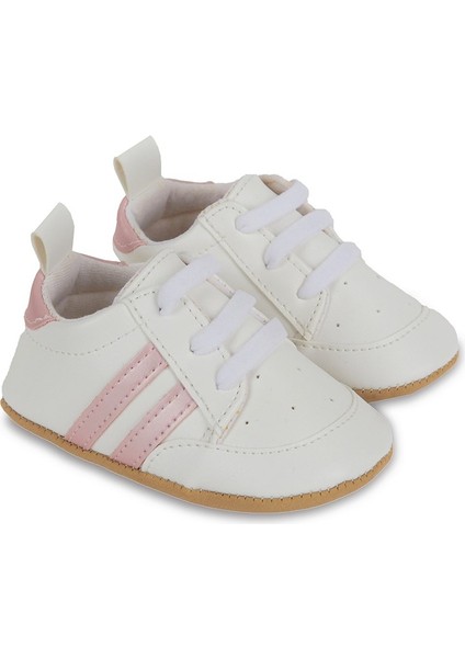 Pembe Çizgili Beyaz Kız Bebek Spor Patik AYAKKABI-G-2354 fiyatları