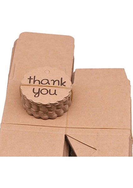 Kraft Candy Box Doğum Günü Düğün Çikolata Hediye Kutuları Kare Kare 9x6.5x2.4cm modelleri