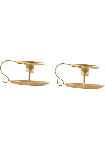 2pcs Tarzı Mum Tutucu Antika Süsleme E Altın fiyatları