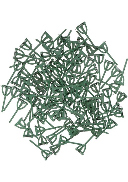 100PCS Dıy Corsage Buttonhole Broş Pimleri Çiçek Tutucu Düğün Partisi Gelin