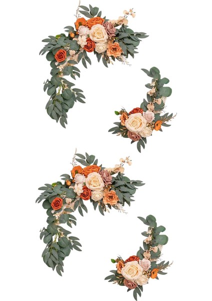 Yapay Çiçek Swag Çiçek Düzenleme Töreni Arbor Dekorasyon Süsleme 2