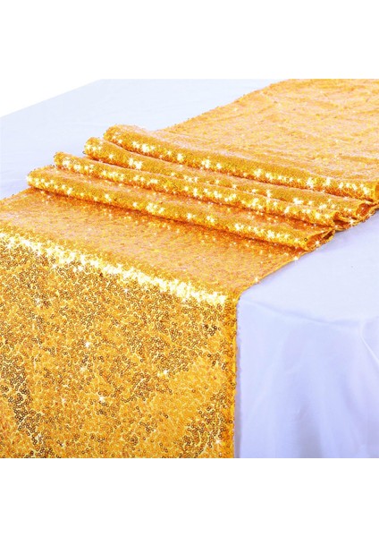 Glitter Masa Koşucu Masa Masalı Yemek Masası Şükran Dekorasyonları fırsatları