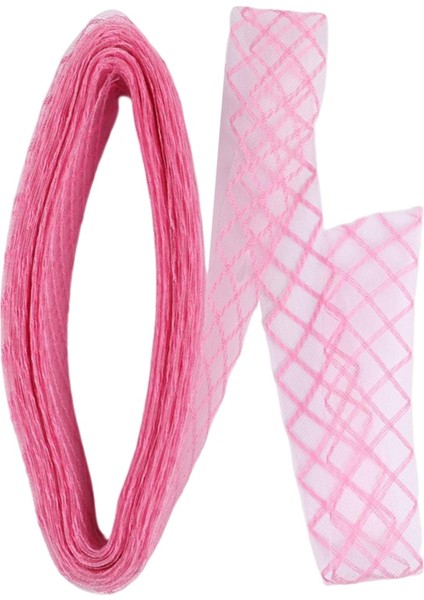 Sert At Kılı Örgüsü 12CM Genişlik Için Gelinlik Için Bonging Dikiş Dansı Pembesi(Yurt Dışından)