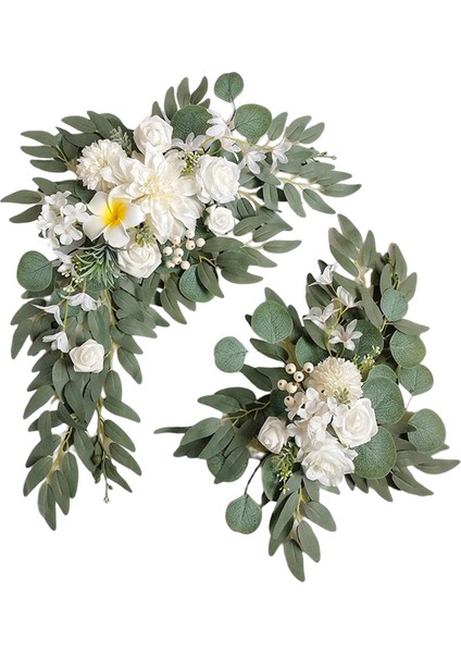 2x Arbor Süsleme Dekorasyon Stili Için Yapay Çiçek Swag Çiçek Düzenleme(Yurt Dışından) fırsatları