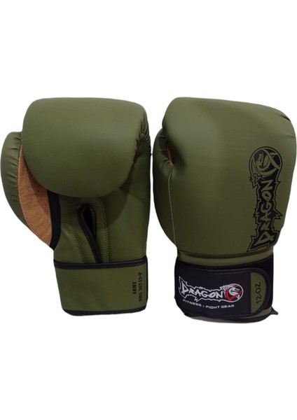 Dragon Do 30243-P Army Boks Eldiveni Kick Boks Eldiveni , Boxing Gloves