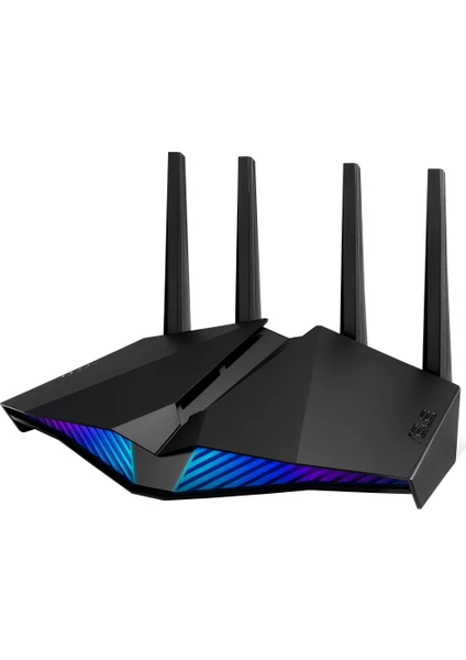 ASUS RT-AX82U V2 WIFI6 Dual Band Gaming Extendable Router-Aura RGB-Mobile Gaming Mod-Gaming  Port-4G 5G Mobile Tethering-AiProtection