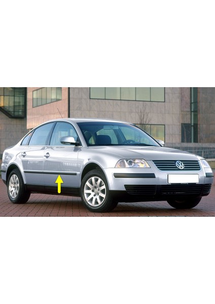 Vw Passat B5.5 2001-2005 Sağ Ön Kapı Çıtası Siyah Plastik 3B0853516