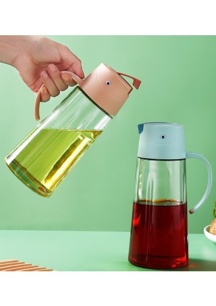 630 ml Otomatik Kapaklı Yağdanlık Cam Şişe