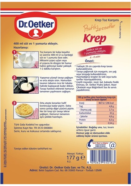 Krep 12 x 177 gr fiyatları