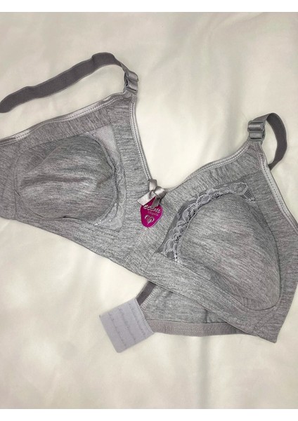 Kadın Dantel Detaylı Büyük Beden D Cup Toparlayıcı Rahat Sütyen