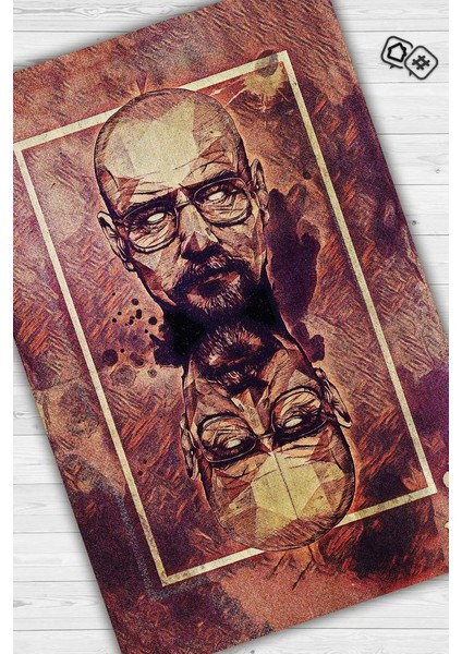 Doğru Kart Dokuma Tabanlı Yıkanabilir Breaking Bad Halısı