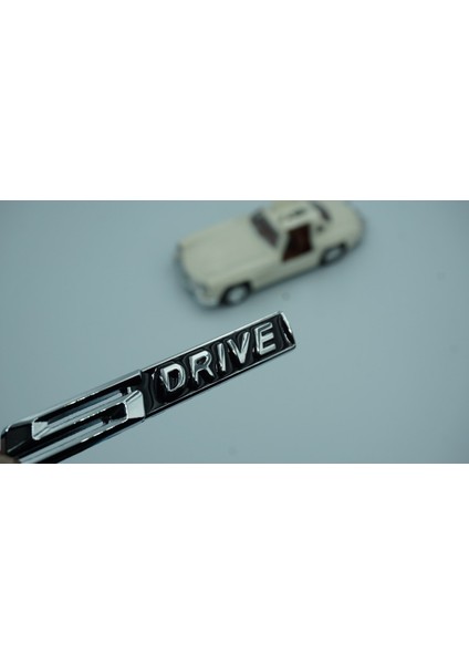 Bmw S Drive Krom Metal Bagaj Logo 3m 3D Orjinal Ürün