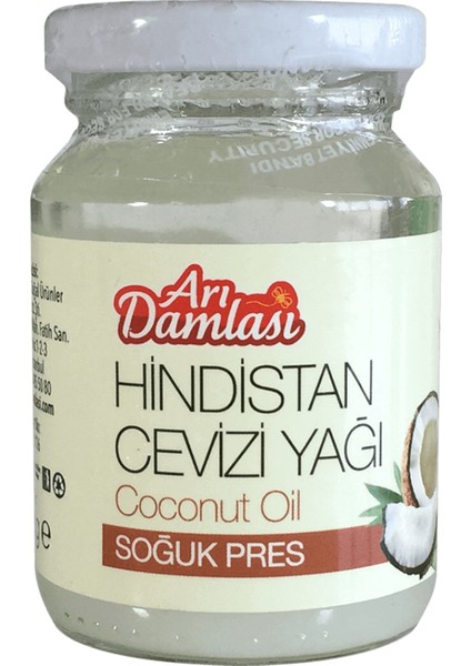 Organik Soğuk Sıkım Hindistan Cevizi Yağı 100 ml
