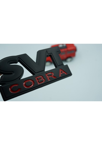 Ford Mustang Shelby Svt Cobra Vidalı Krom Metal 3D Logo Amblem