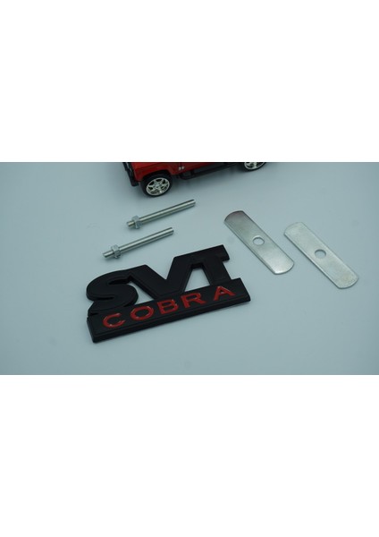 Ford Mustang Shelby Svt Cobra Vidalı Krom Metal 3D Logo Amblem modelleri