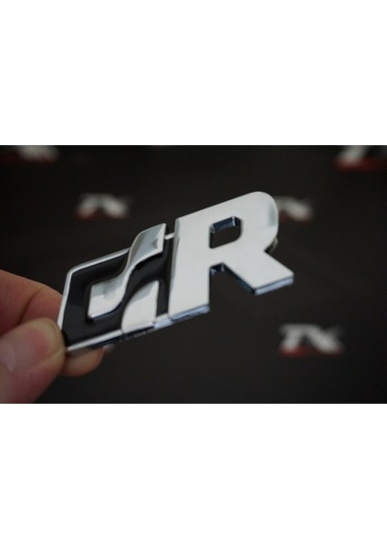 Volkswagen R R32 R36 Gtı Racing Krom Metal Ön Panjur Vidalı Logo Amblem 3m 3D