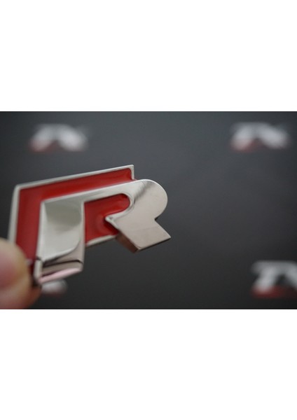 Volkswagen R Bagaj 3m 3D Krom Metal Logo Amblem