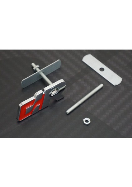 Volkswagen R R32 R36 Gtı Racing Krom Metal Ön Panjur Vidalı Logo Amblem 3m 3D fırsatları