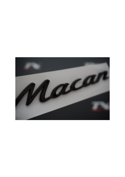 Porsche Macan Metal 3m Bagaj Logo Orjinal Ürün