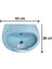 Lavabo Koyu Yeşil (Üstten Deliksiz) 36X42 2