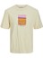 Yuvarlak Yaka Baskılı Kısa Kollu Limon Erkek T-Shirt 12230734 1