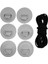 Heavy Distric D-Ring Pad Patch Kayak Kano Teknesi Için Elastik Halat Gri (Yurt Dışından) 2