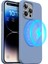 iPhone 12 Pro Max Kılıf Magsafe Wireless Şarj Özellikli Sıvı Jel Lansman Renkli Silikon 1