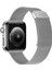 Apple Iwatch Metal Hasır 42-44-45 mm Gümüş Renk Saat Kordon 2