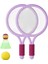 Yeni Başlayanlar Eğitimi Için Dayanıklı Çocuk Badminton Tenis Raket , (Yurt Dışından) 2