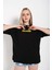 Kadın Oversize Freedom Baskılı T-Shirt 2