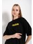 Kadın Oversize Freedom Baskılı T-Shirt 4