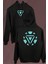 Arc Reactor Iron Man Demir Adam Ön ve Arka Baskılı Sweatshirt Kapüşonlu Hoodie 1