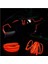 2 Metre Araç Içi Kırmızı Torpido LED Göğüs Ipi Işıklı Neon Torpido 12V Kırmızı Neon 1