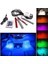 Araç Içi Ayak Altı Kumandalı LED Sese Duyarlı 4X12 Fonksiyonlu Ayak Altı Aydınlatma Ayak Altı LED 3
