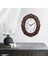 Retro Duvar Saat Cam Dekoratif Saatler Ticking Sessiz Saatler Ahşap Renk (Yurt Dışından) 5