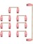 Altın Kaplamalı Vidalı Sabitleyiciler 2u 6.25U Set 104 108 96 Pembe (Yurt Dışından) 1