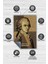 Mozart Koyu Renkli Müzisyen Halı Müzsik Severe Hediyelik Halı Geometrik Figürlü Halı 4