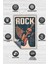 Rock Art Müzik Halısı Çok Renkli Müzik Halısı Gitar Figürlü Modern Halı Müzisyene Hediye 4